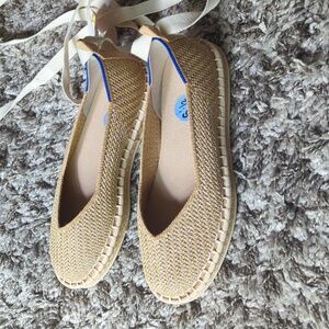 Rothy's Beige Espadrille Flats